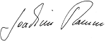 Unterschrift Joachim Stamm